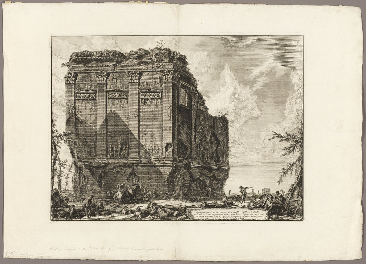 Antiker Tempel, allgemein als Tempel der Gesundheit bekannt, an der Via d