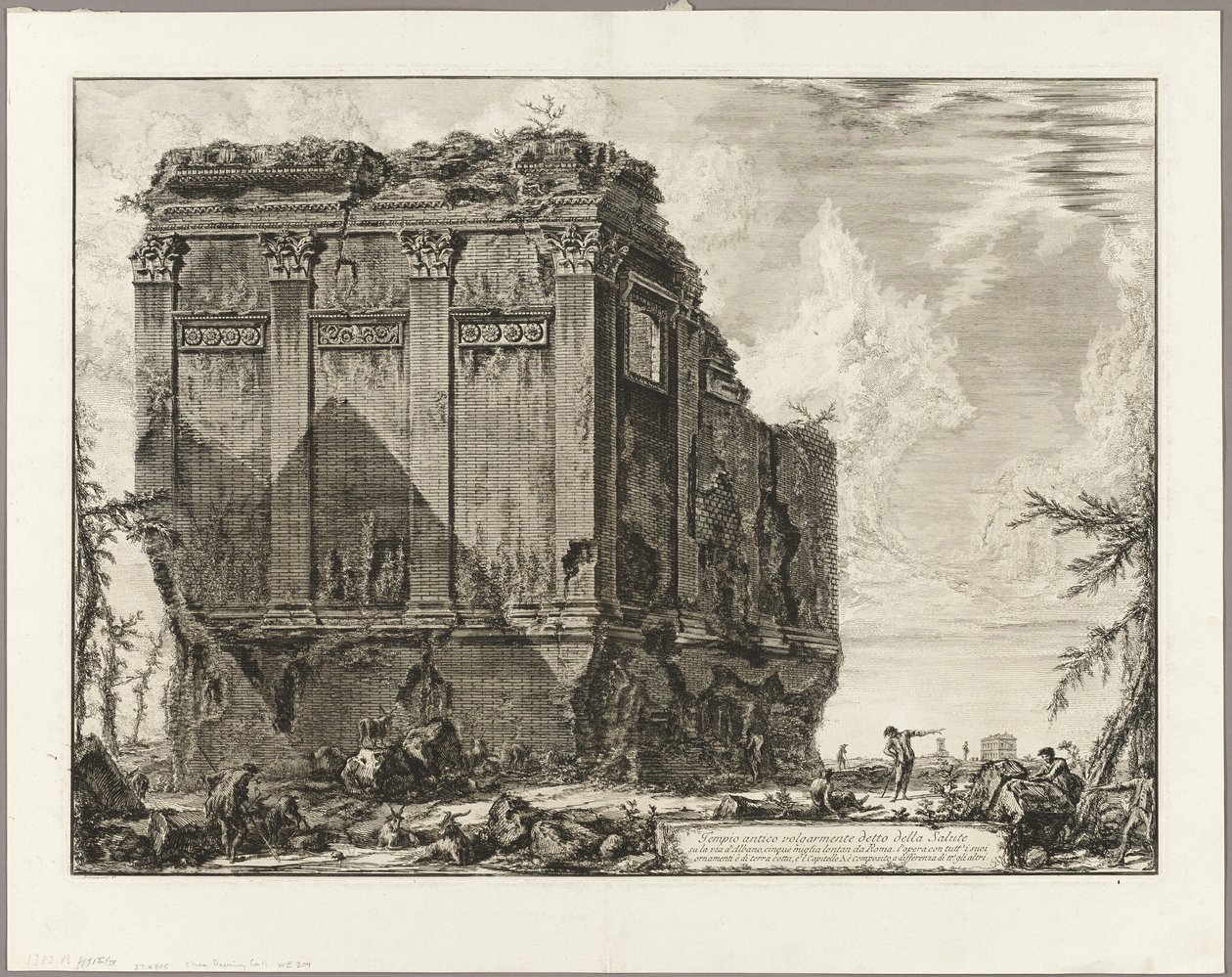 Antiker Tempel, allgemein als Tempel der Gesundheit bekannt, an der Via d