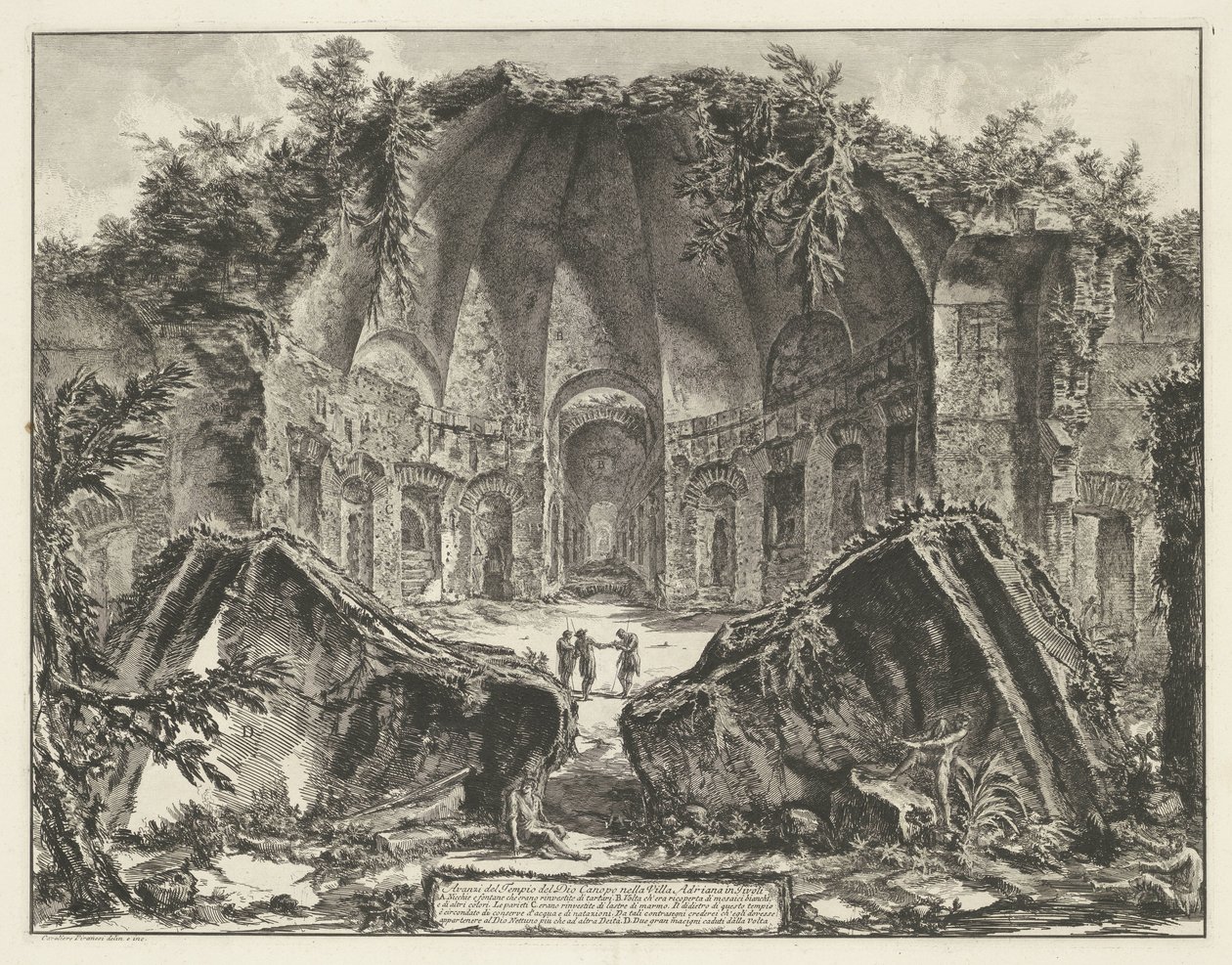 Canopus in der Villa Adriana in Tivoli von Giovanni Battista Piranesi