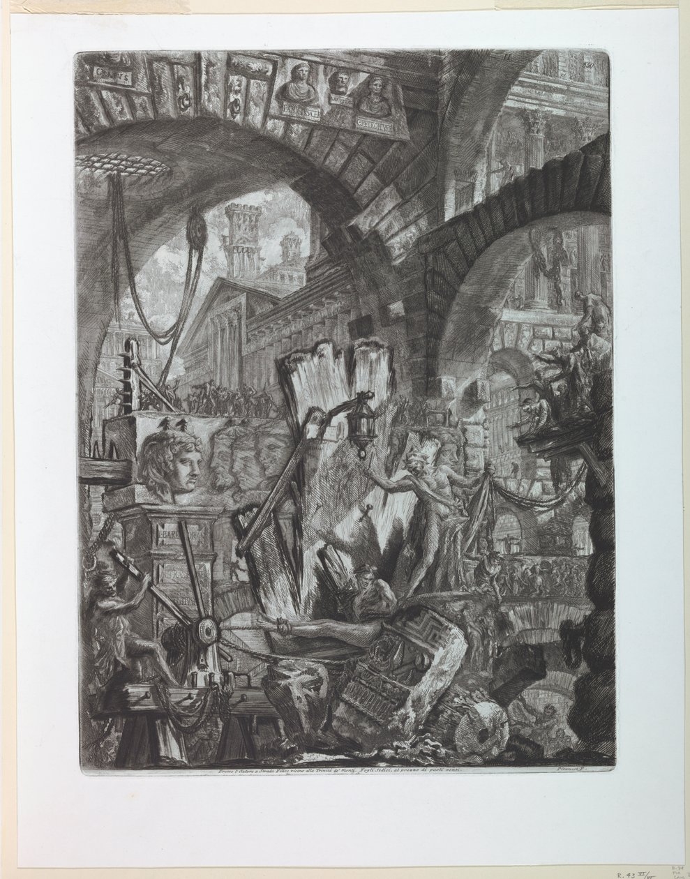 Carceri-Serie Platte II von Giovanni Battista Piranesi