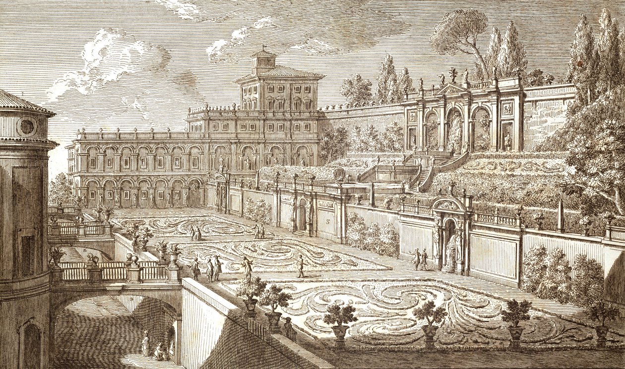 Colonna-Gärten in Rom von Giovanni Battista Piranesi