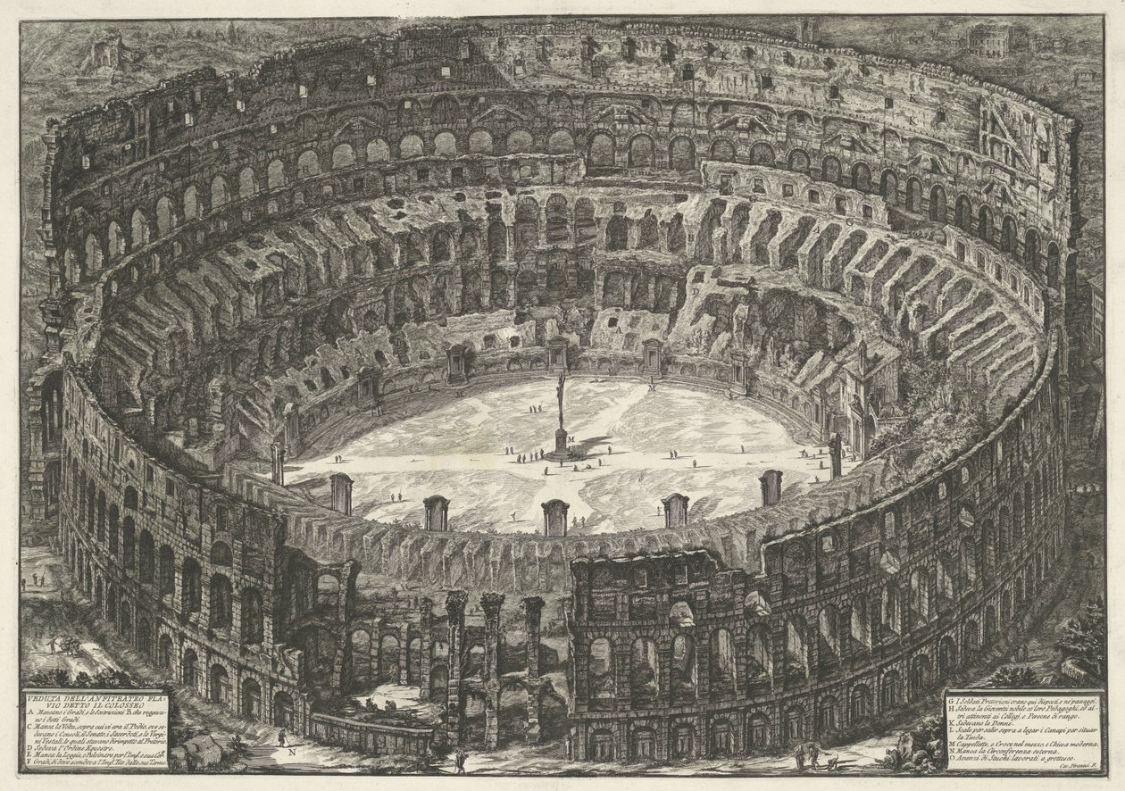 Kolosseum in Rom von Giovanni Battista Piranesi