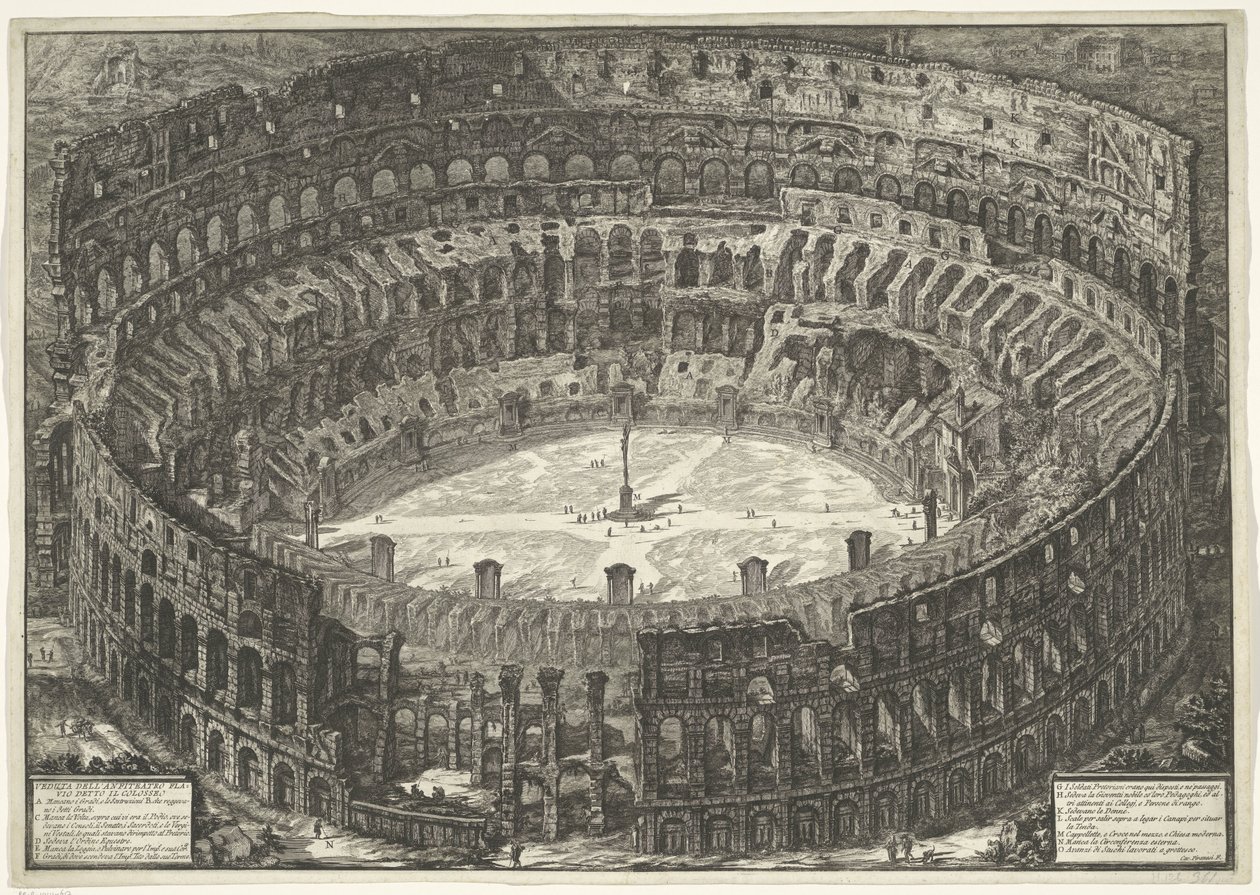 Kolosseum in Rom von Giovanni Battista Piranesi