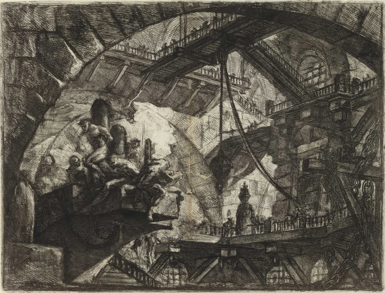 Aus der Serie Die imaginären Gefängnisse von Giovanni Battista Piranesi