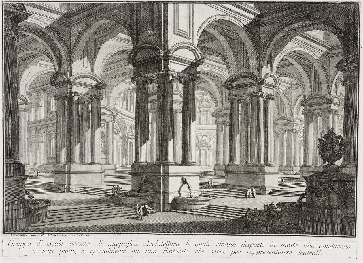 Prächtiger architektonischer Raum von Giovanni Battista Piranesi