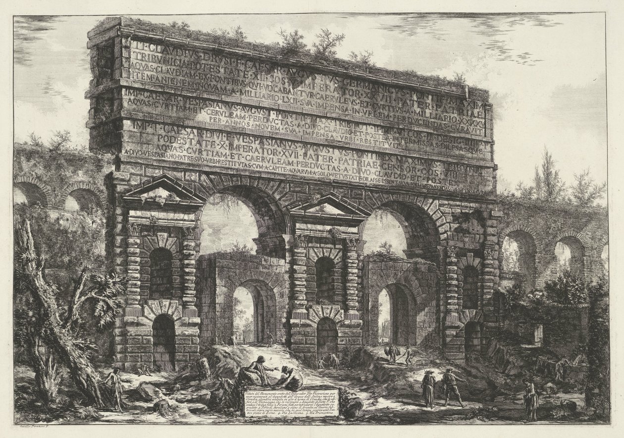 Porta Maggiore in Rom von Giovanni Battista Piranesi