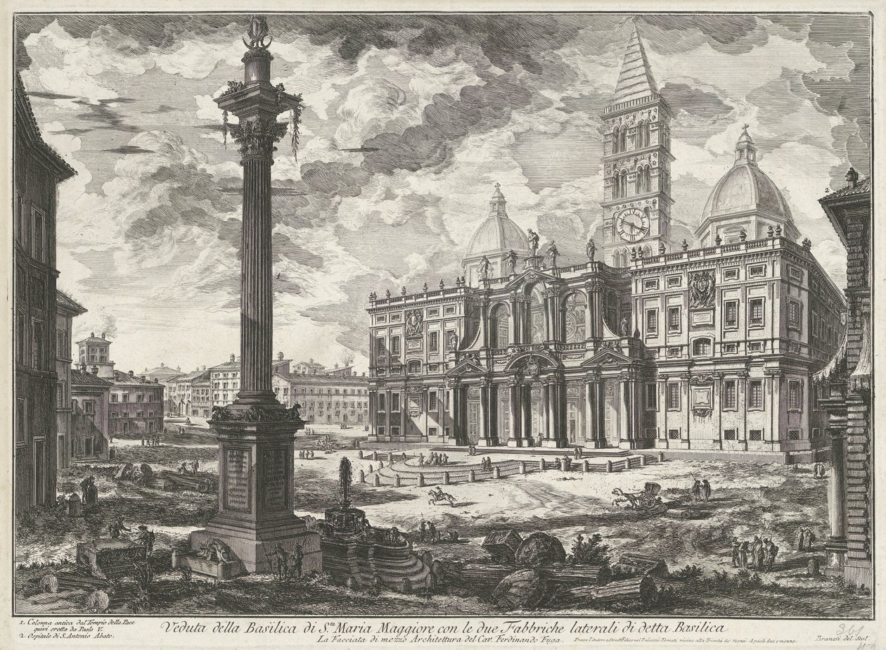 Santa Maria Maggiore in Rom von Giovanni Battista Piranesi