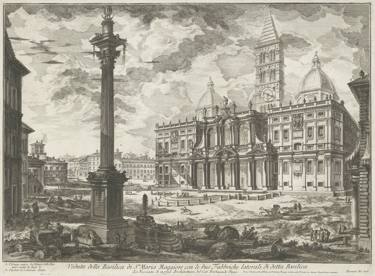 Santa Maria Maggiore in Rom von Giovanni Battista Piranesi