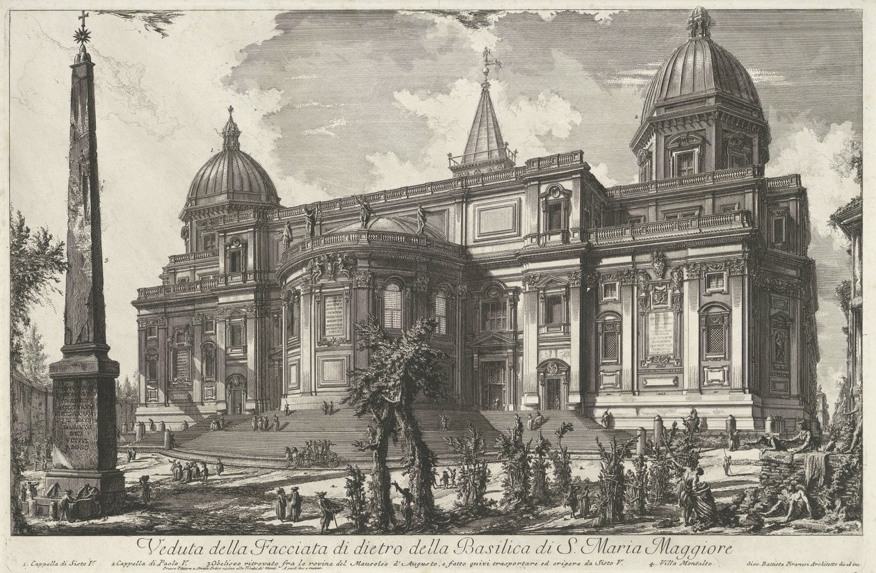 Santa Maria Maggiore in Rom von Giovanni-Battista Piranesi