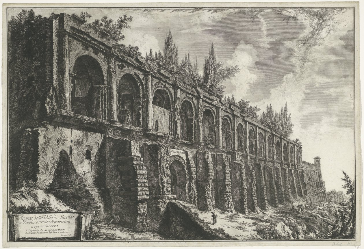 Tempel des Hercules Victor in Tivoli von Giovanni Battista Piranesi