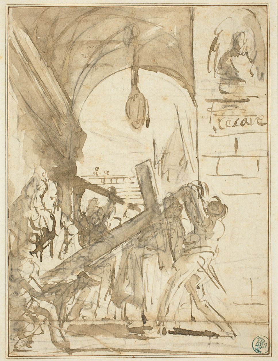 Das Tragen des Kreuzes von Giovanni Battista Piranesi
