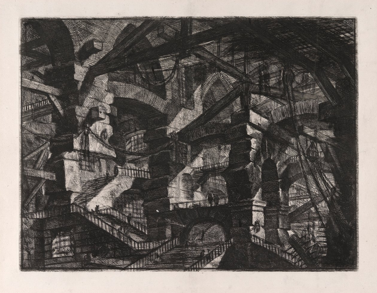 Der gotische Bogen, Platte 14 aus Carceri d von Giovanni Battista Piranesi