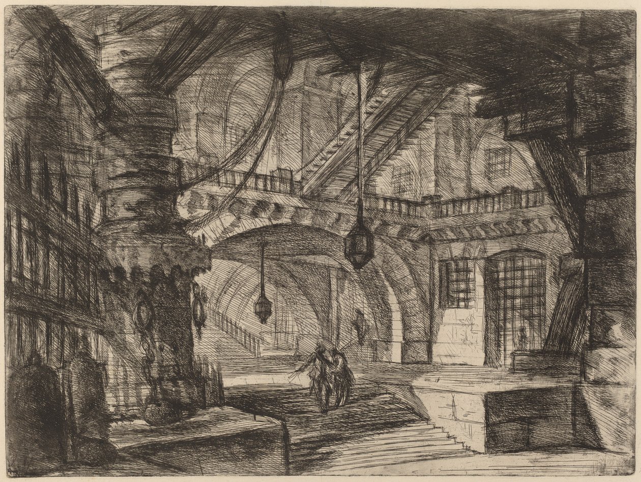 Der Pier mit Ketten von Giovanni-Battista Piranesi