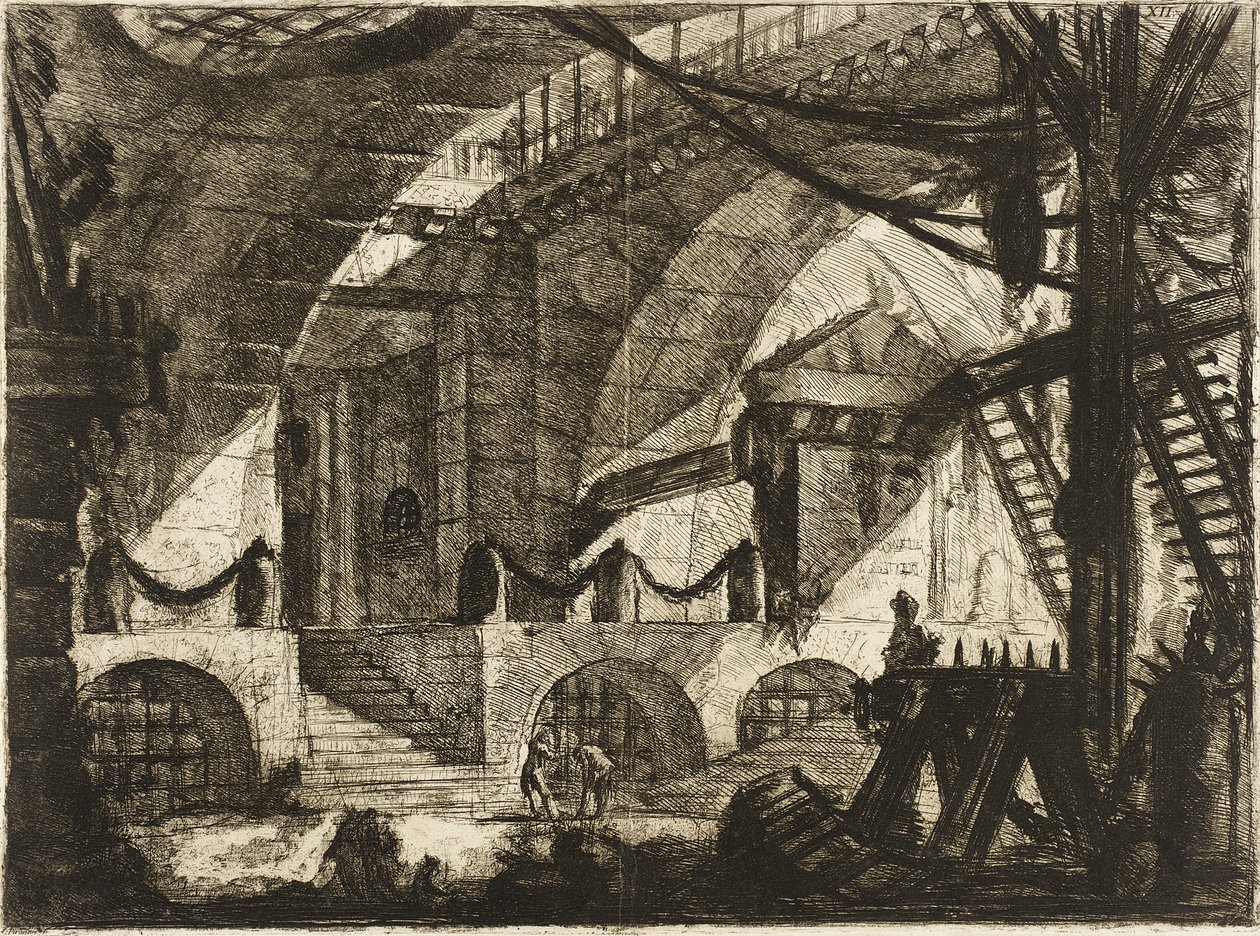 Das Sägepferd von Giovanni Battista Piranesi