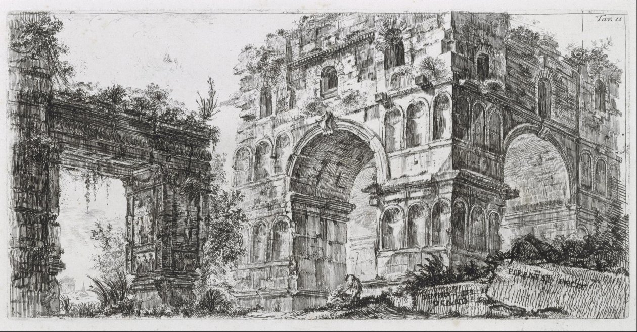 Der Tempel der Diana von Giovanni Battista Piranesi