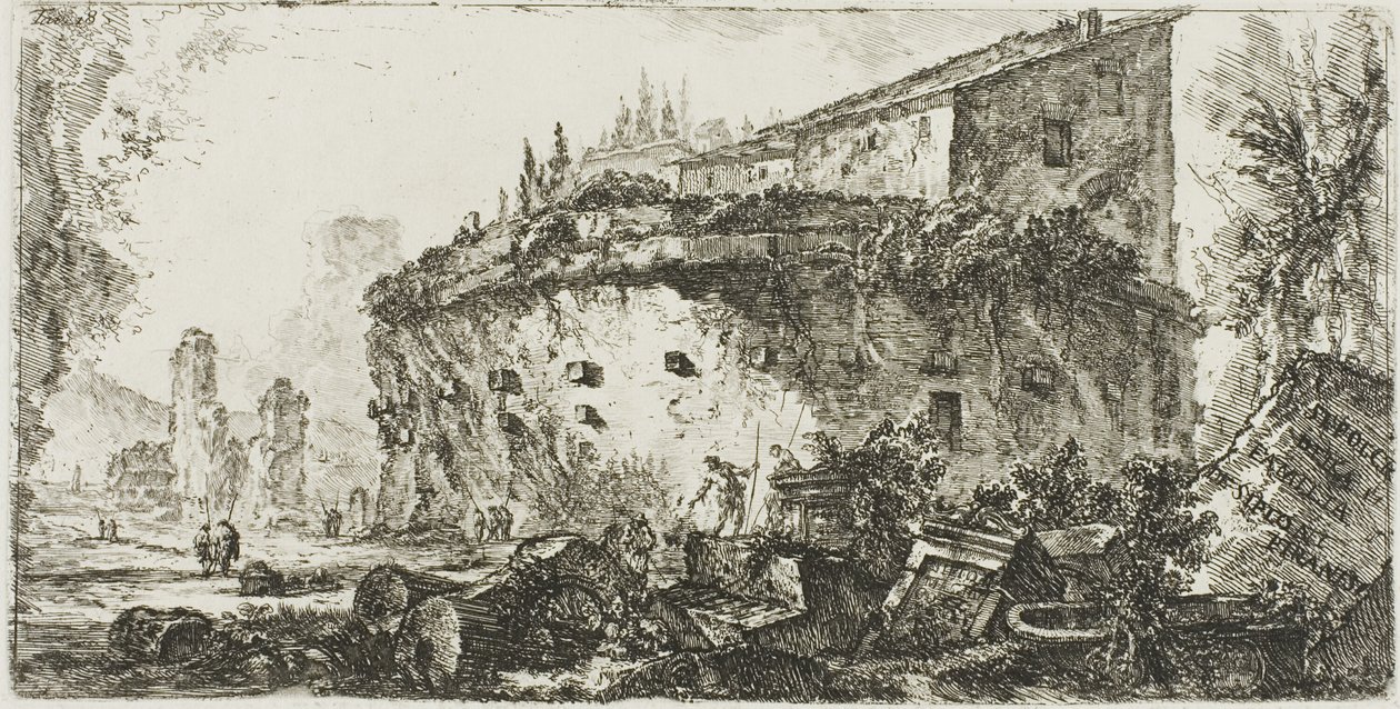 Grab der Scipios, Platte 18 aus Einige Ansichten von Triumphbögen und anderen Bögen von Giovanni Battista Piranesi