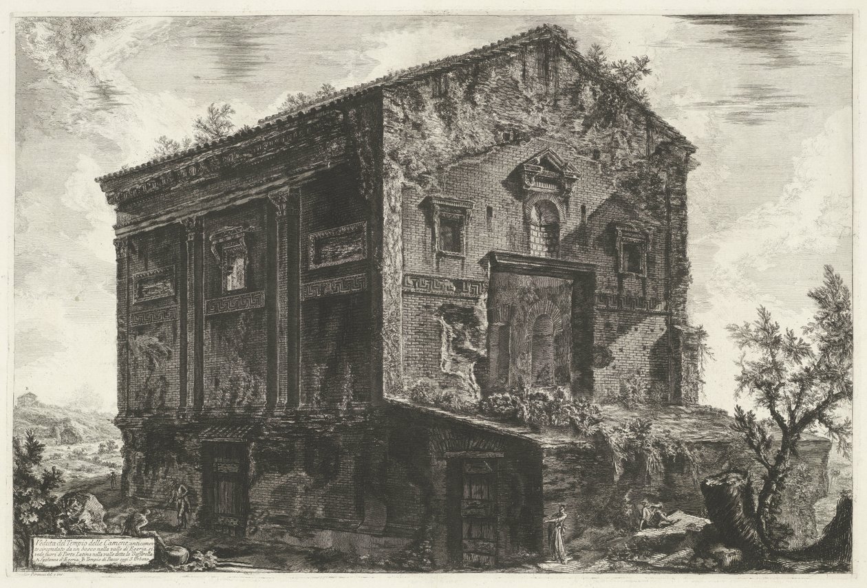 Grabmal von Aspasia Annia Regilla in Rom von Giovanni Battista Piranesi