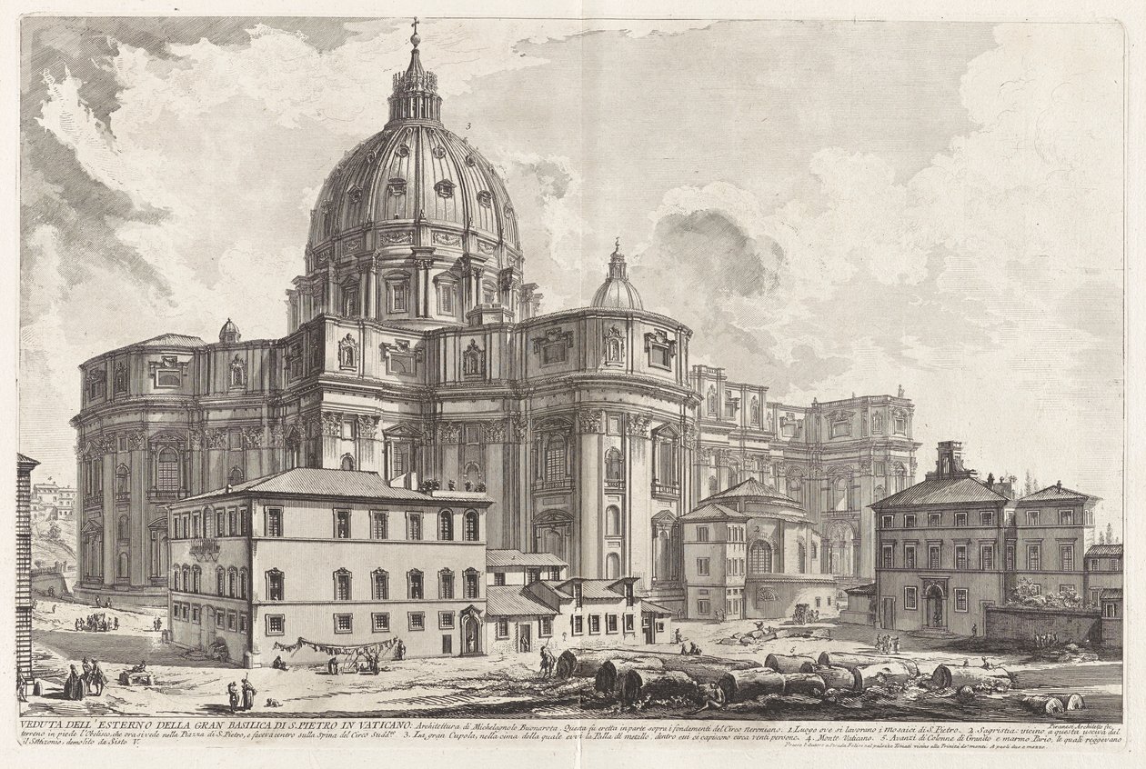 Ansicht von von Giovanni-Battista Piranesi