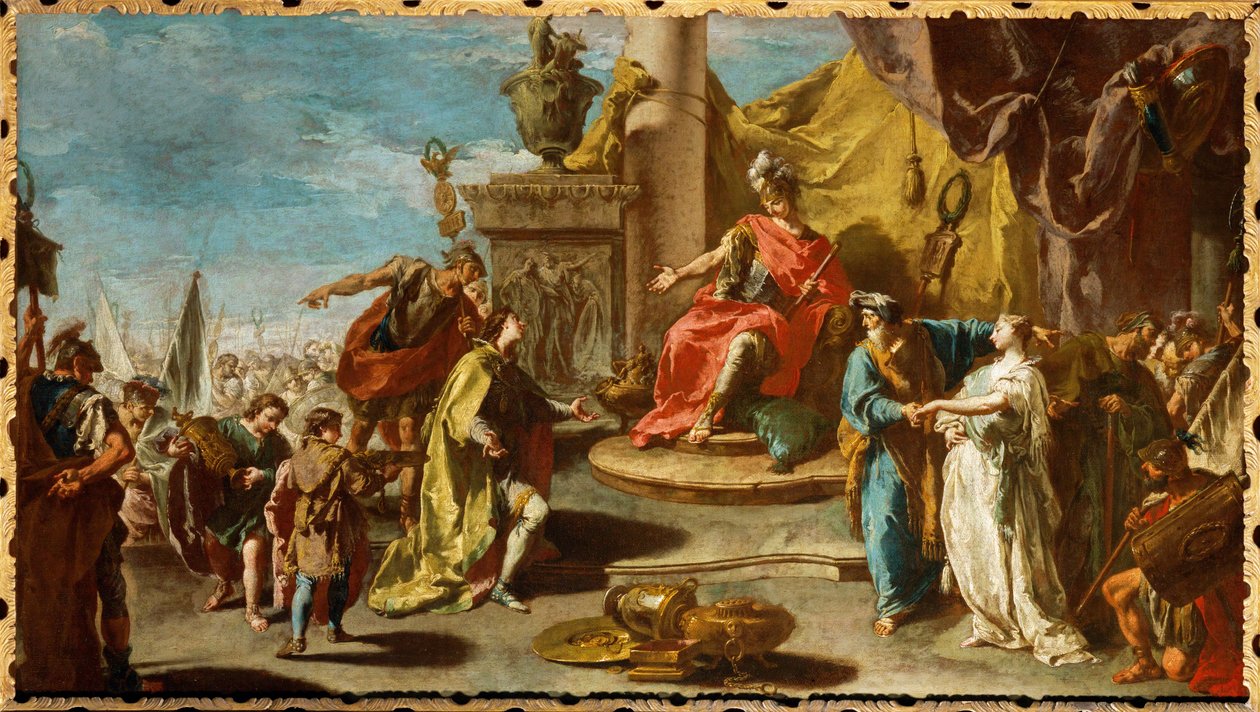 Die Mäßigung des Scipio von Giovanni Battista Pittoni