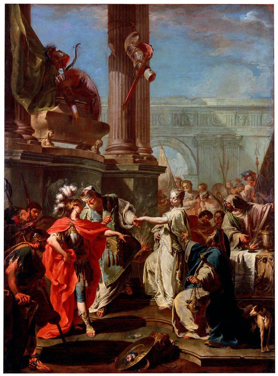 Das Opfer der Polyxena von Giovanni Battista Pittoni the Younger