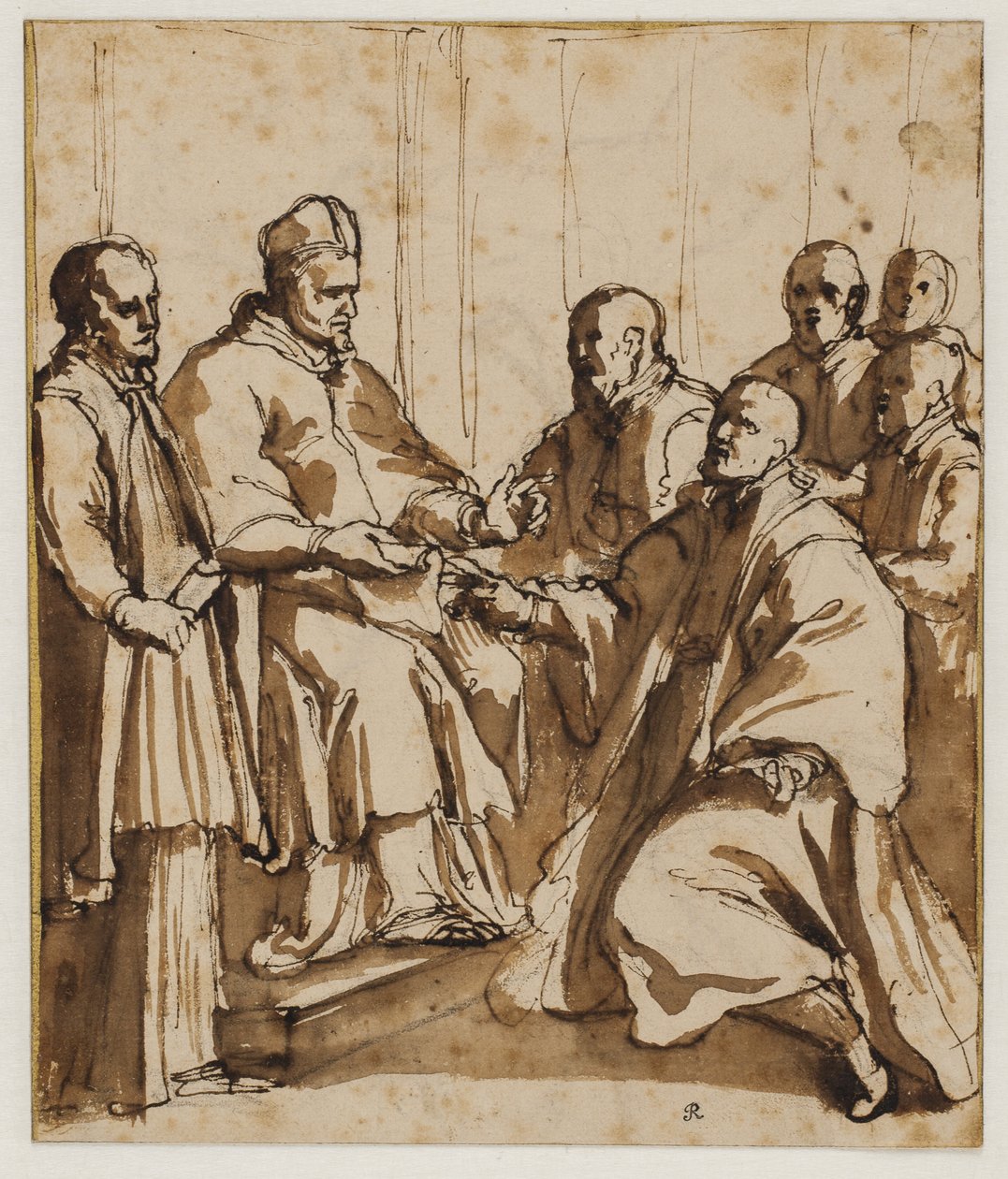 Papst Paul V. erlässt die Bulle "Universi agri domini" von 1612 von Giovanni Battista Ricci