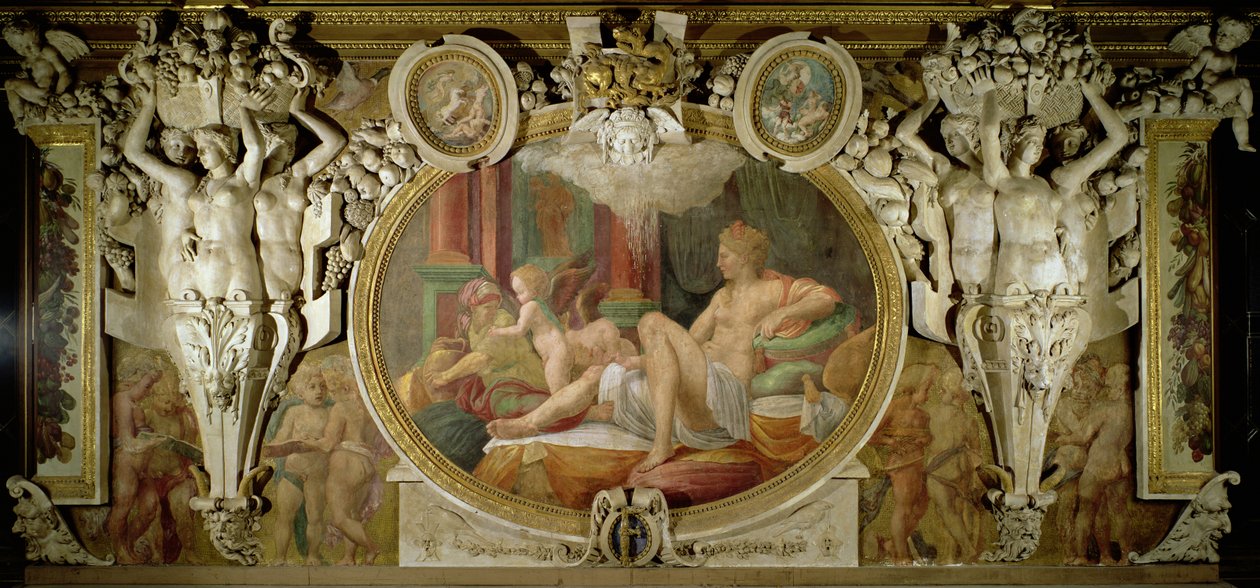 Danae (Detail) von Giovanni Battista Rosso Fiorentino