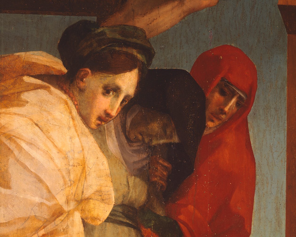 Kreuzabnahme (Detail) von Giovanni Battista Rosso Fiorentino