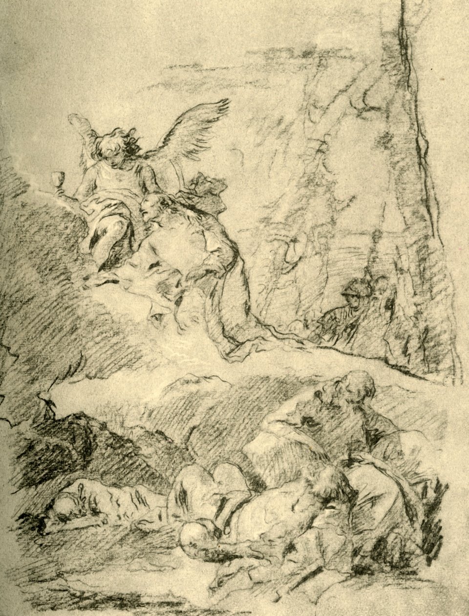 Christus am Ölberg, Mitte des 18. Jahrhunderts, 1928 von Giovanni Battista Tiepolo