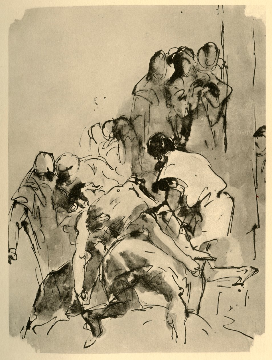 Kreuzabnahme, Mitte 18. Jahrhundert, 1928 von Giovanni Battista Tiepolo