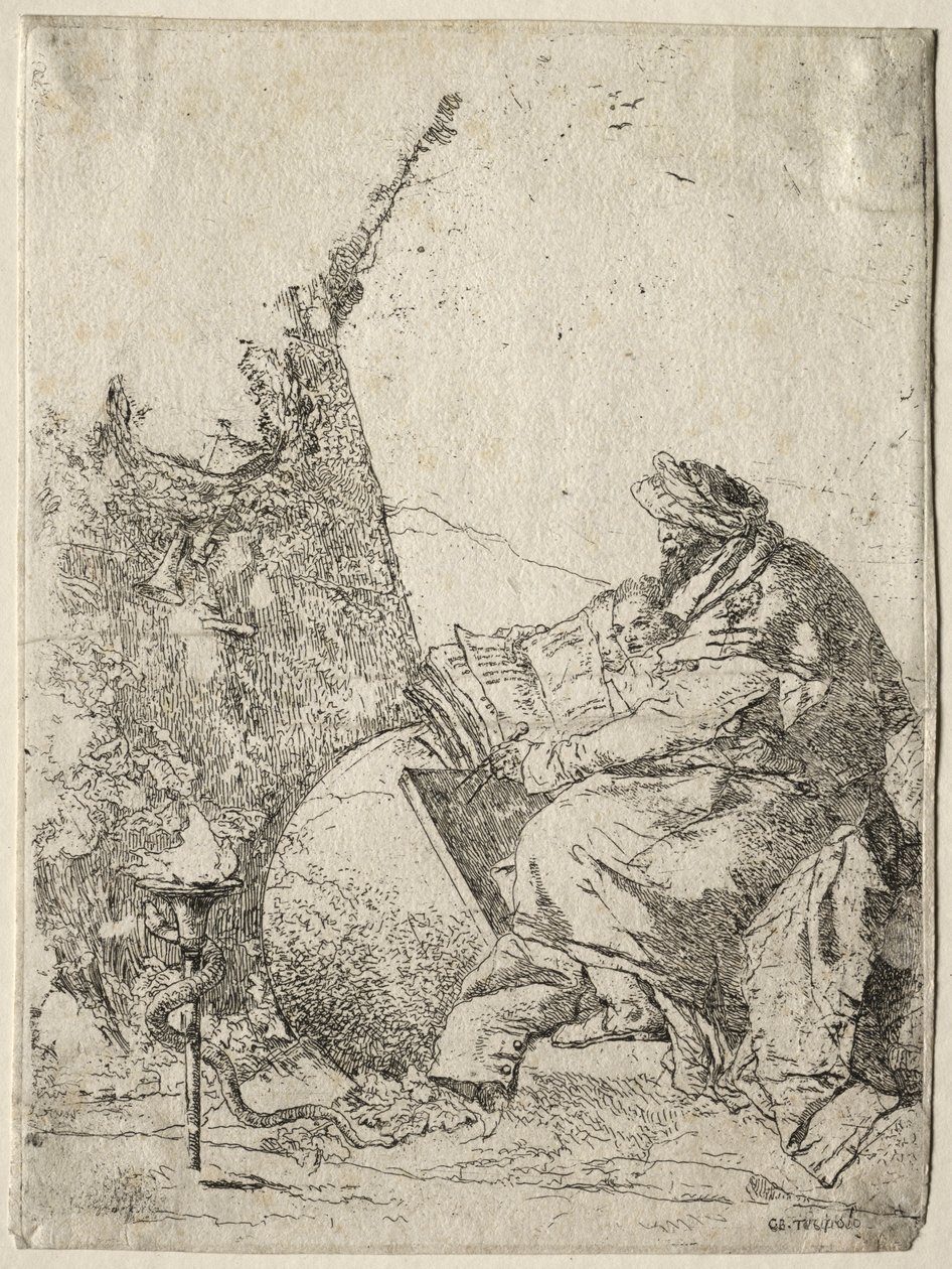 Fantasien: Der Philosoph von Giovanni Battista Tiepolo