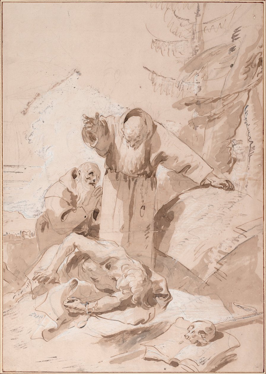 Heiliger Fidelis von Sigmaringen und Heiliger Joseph von Leonessa von Giovanni Battista Tiepolo