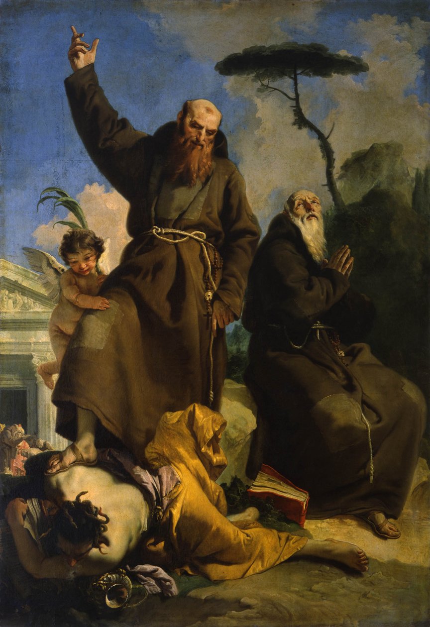 Heiliger Fidelis von Sigmaringen und Heiliger Joseph von Leonessa von Giovanni Battista Tiepolo