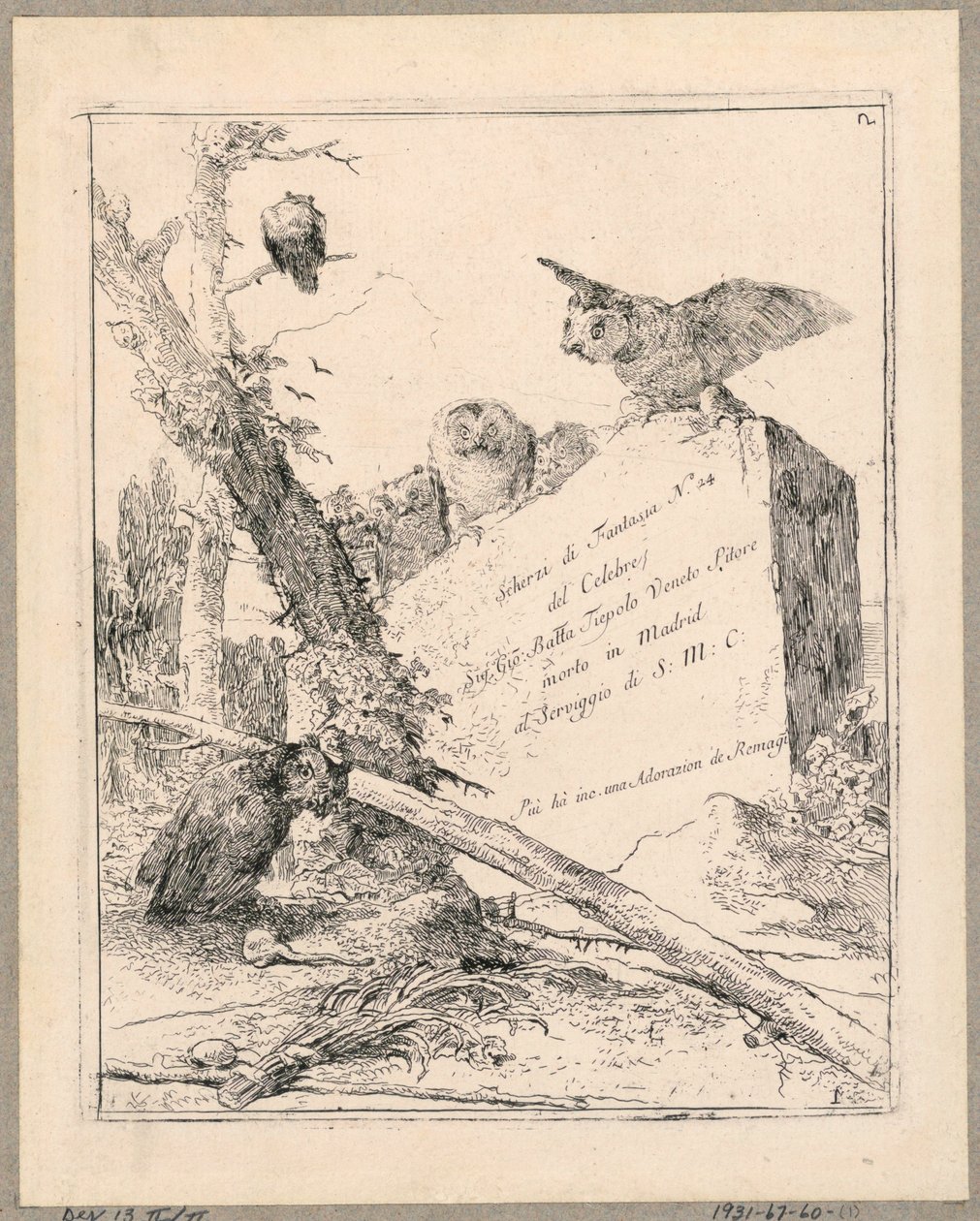 Scherzi di Fantasia von Giovanni-Battista Tiepolo