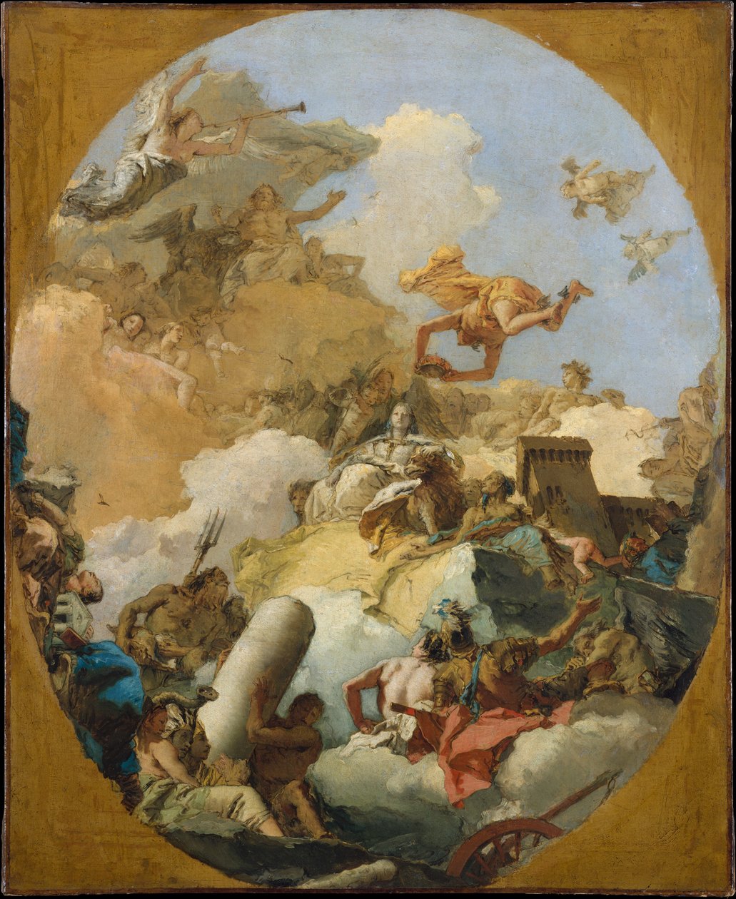 Die Apotheose der spanischen Monarchie von Giovanni Battista Tiepolo