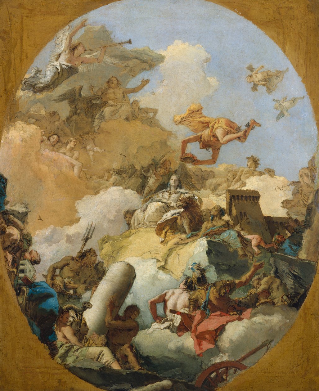 Die Apotheose der spanischen Monarchie, ca. 1765 von Giovanni-Battista Tiepolo