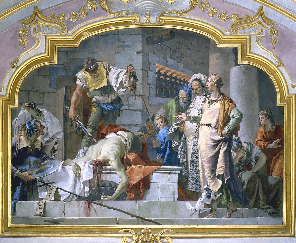 Die Enthauptung von Johannes dem Täufer von Giovanni Battista Tiepolo