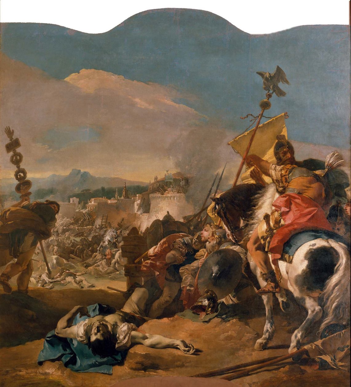 Die Eroberung von Karthago von Giovanni Battista Tiepolo
