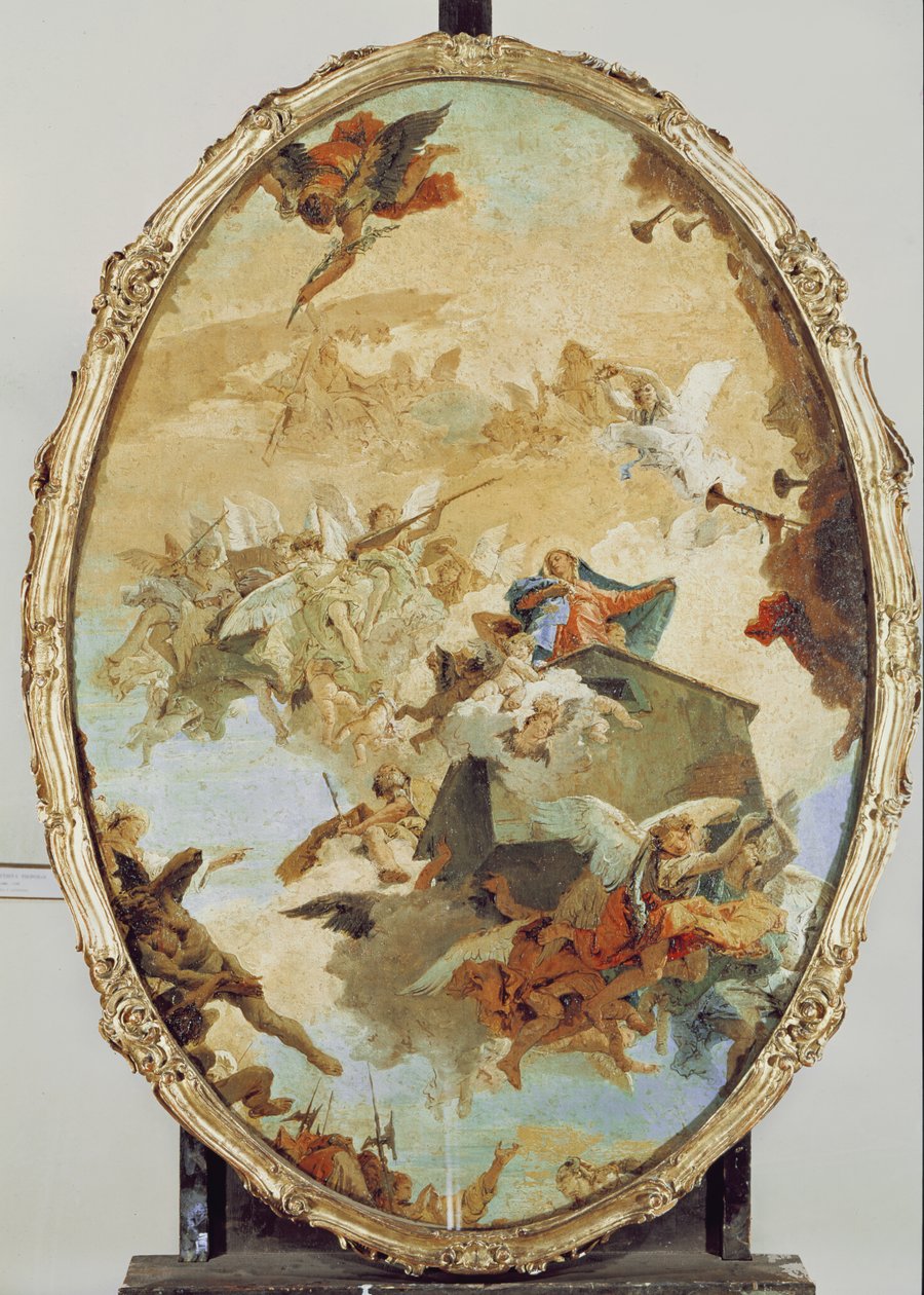 Übertragung des Heiligen Hauses von Nazareth nach Loreto von Giovanni Battista Tiepolo