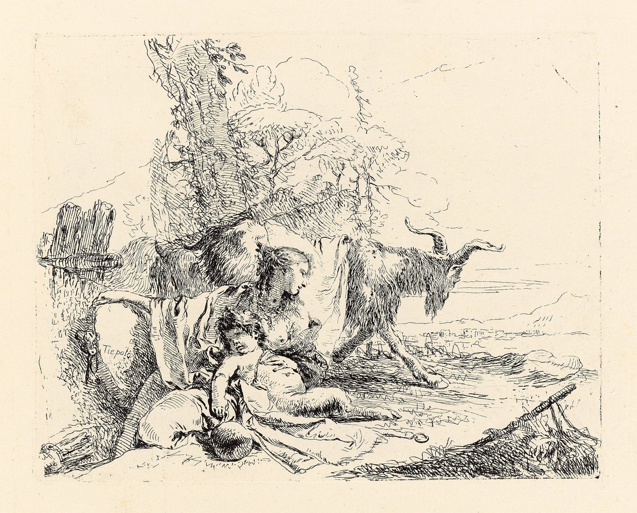 Vari Capricci, vor 1750 von Giovanni Battista Tiepolo