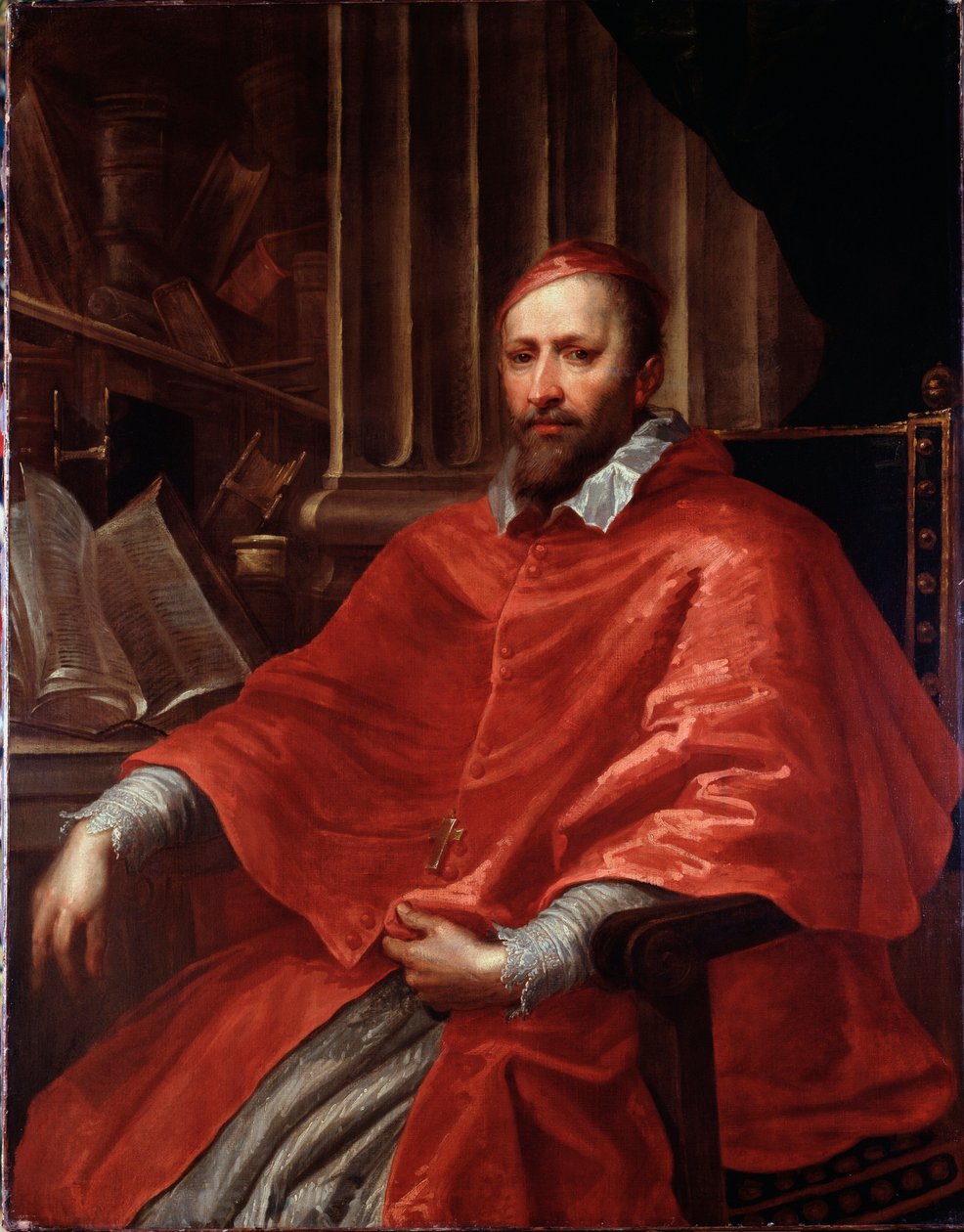 Porträt des italienischen Kardinals Ottaviano Raggi von Giovanni Benedetto Castiglione