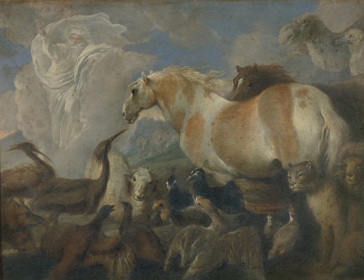 Die Schöpfung, Mitte des 17. Jahrhunderts von Giovanni Benedetto Castiglione