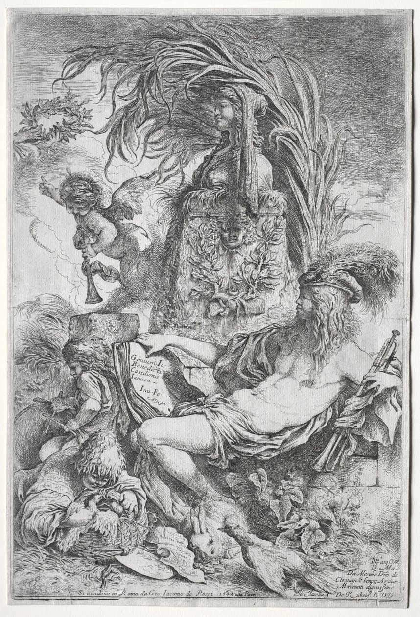Der Genius von Castiglione, 1648 von Giovanni Benedetto Castiglione