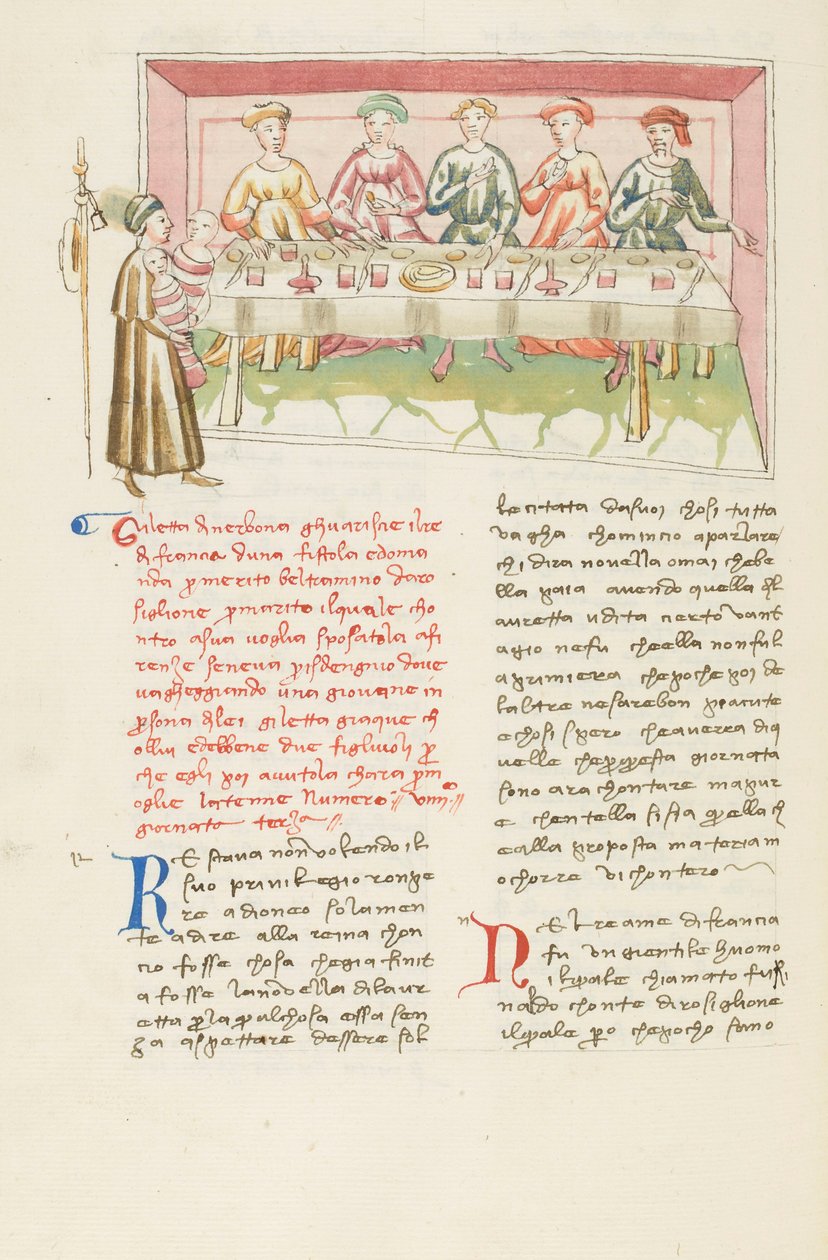 Dekameron, Der wiedergefundene Ehemann - Gilette von Narbonne vor ihrem Ehemann, Dritter Tag, Novelle 9 von Giovanni Boccaccio