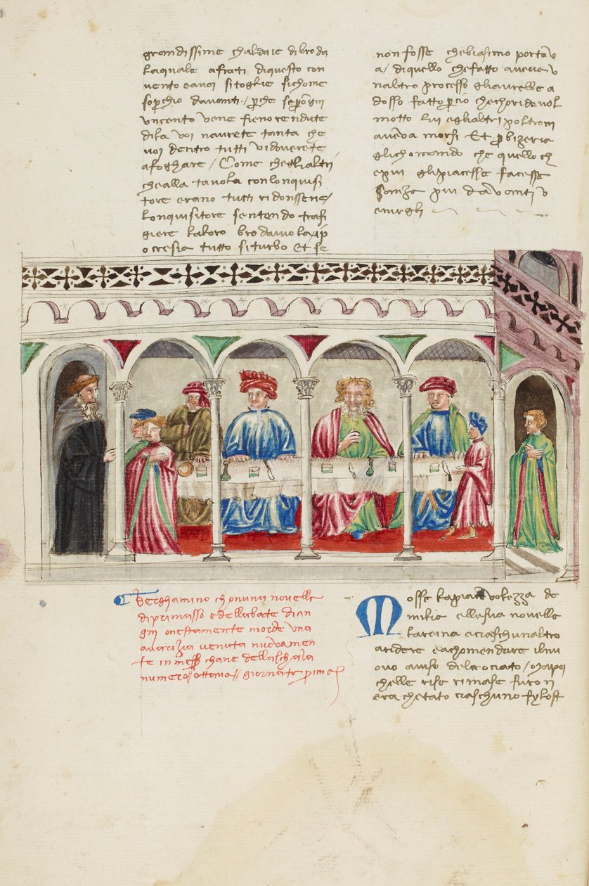 Dekameron, Die herausragende Würde der Armen - Hugues Primat und Abt von Cluny, Erster Tag, Novelle 7 von Giovanni Boccaccio