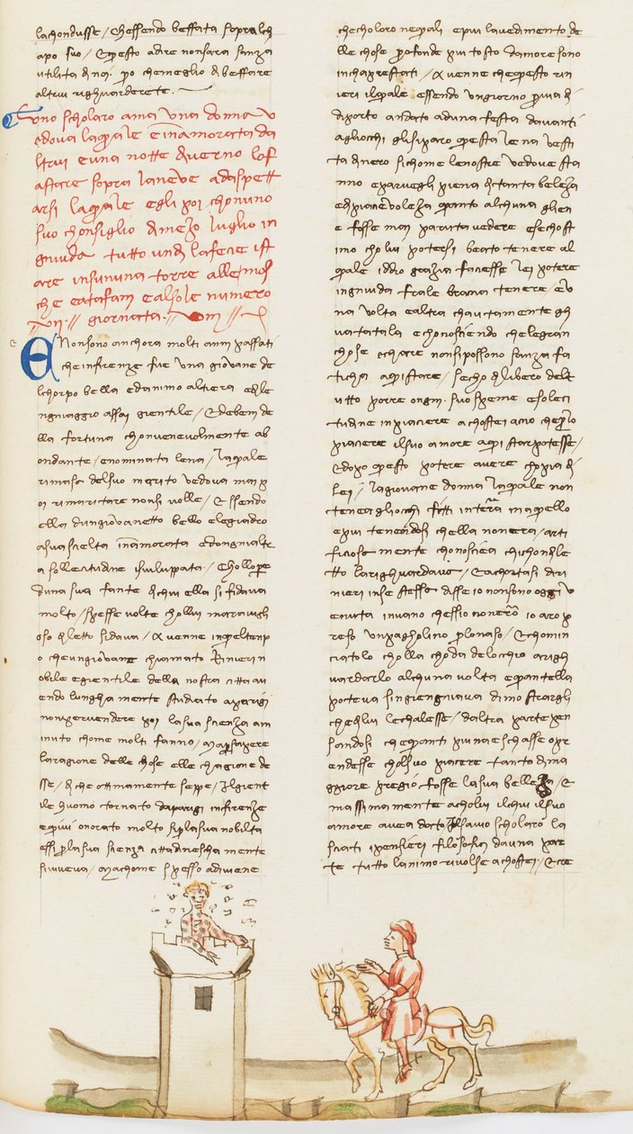 Dekameron, Mit der Liebe spielt man nicht - Rache von Rinieri, Achter Tag, Novelle 7 von Giovanni Boccaccio