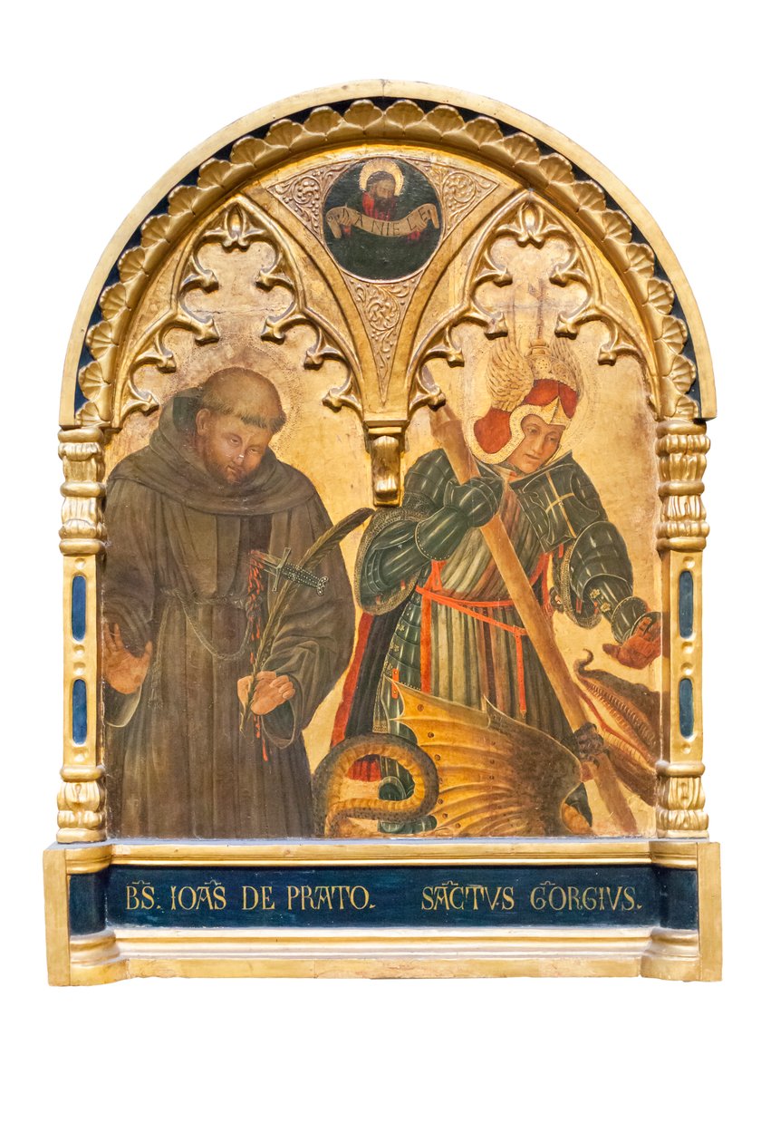 Der selige Johannes von Prato und der heilige Georg von Giovanni Boccati or Boccatto