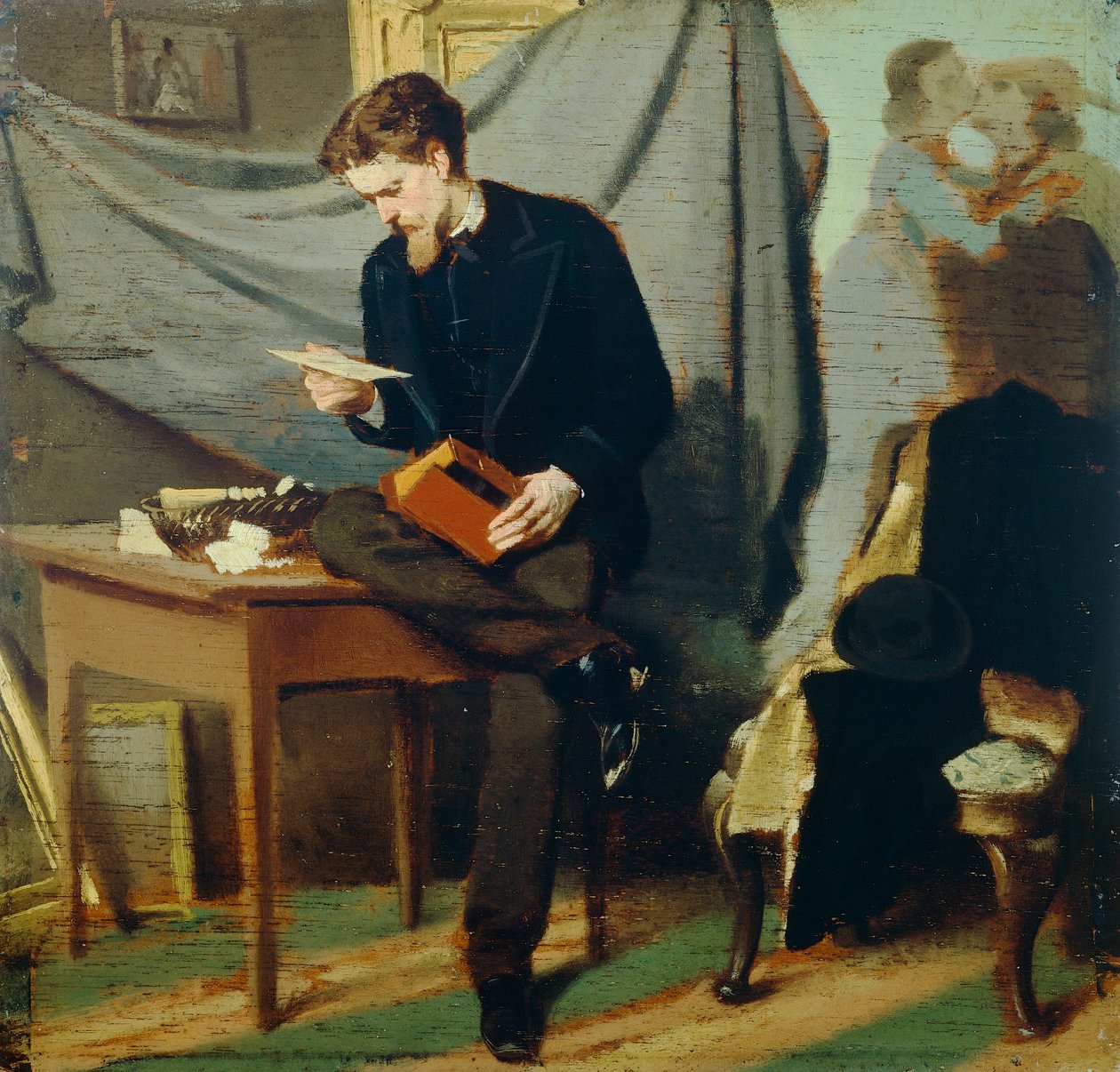 Lanfredini Selbstporträt, ca. 1866, von Giovanni Boldini von Giovanni Boldini
