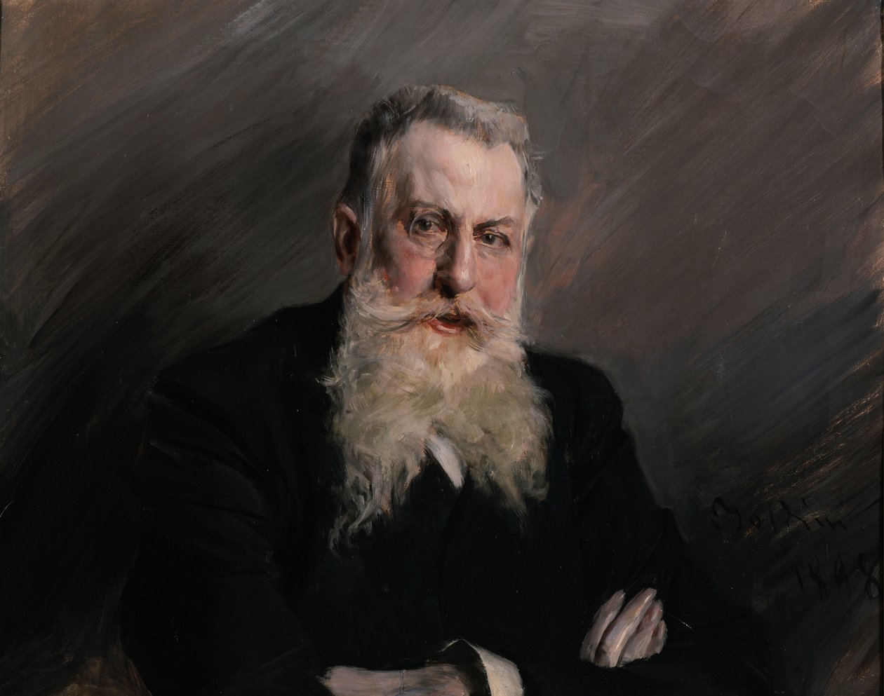 Porträt von Antonio Starabba, Marchese di Rudinì, 1839-1908, 1898 von Giovanni Boldini