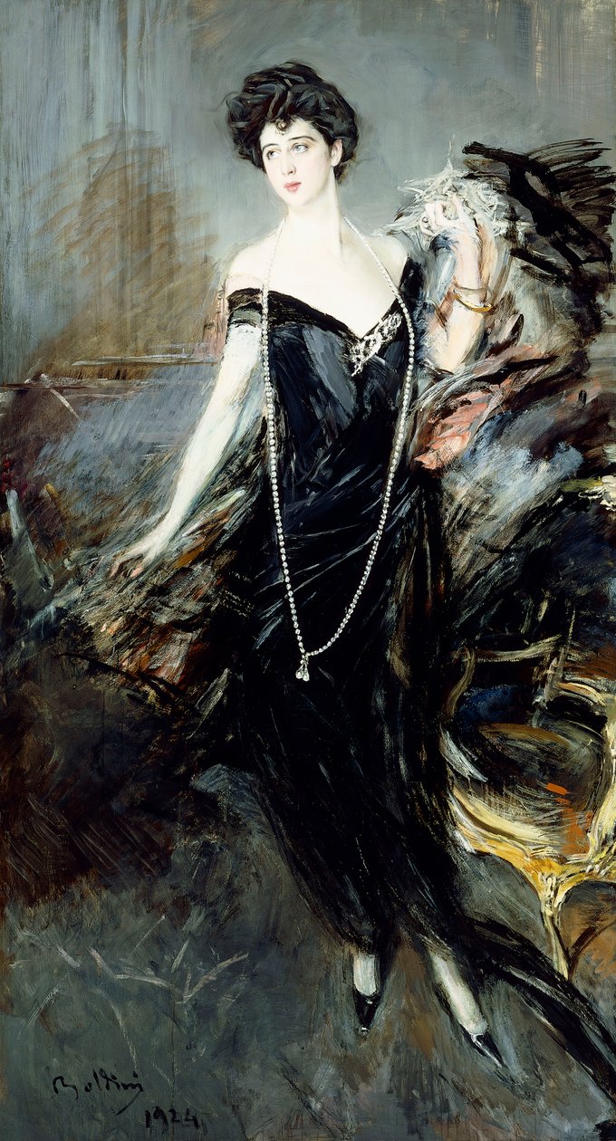 Porträt von Donna Franca Florio von Giovanni Boldini