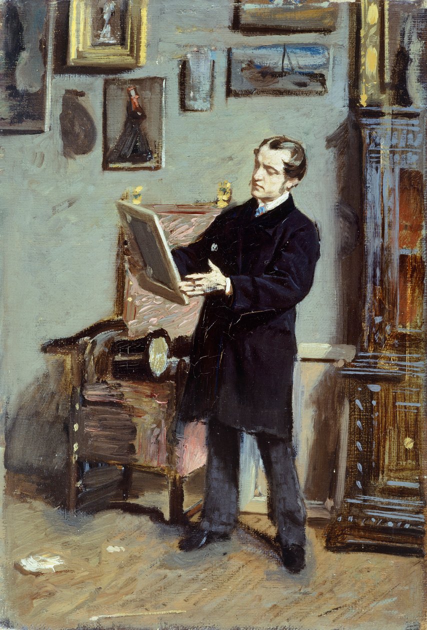 Selbstporträt von Giovanni Boldini, ca. 1865, von Giovanni Boldini (1842-1931) von Giovanni Boldini